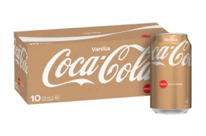 Coca - Cola Vanilla Soft Drink Multipack Cans 375ml X 10 Pack