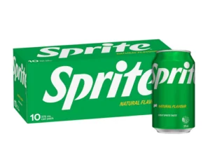 Sprite Lemonade Soft Drink Multipack Cans 375ml X10 Pack